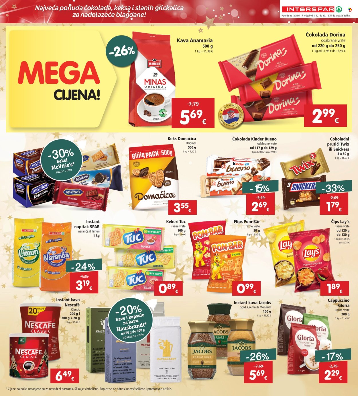 INTERSPAR katalog - 04.12.2024. - 10.12.2024. Stranica 17