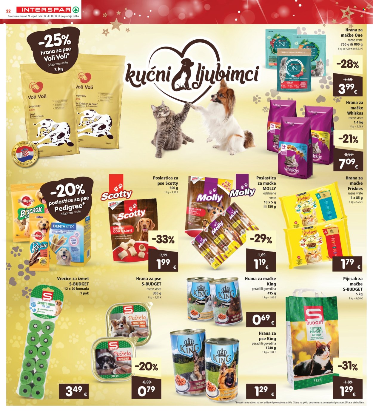INTERSPAR katalog - 04.12.2024. - 10.12.2024. Stranica 22