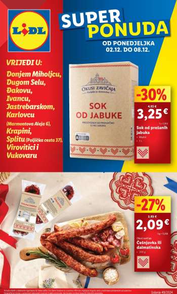 Lidl katalog - 02.12.2024. - 08.12.2024.