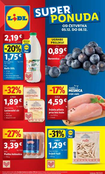 Lidl katalog - 05.12.2024. - 08.12.2024.