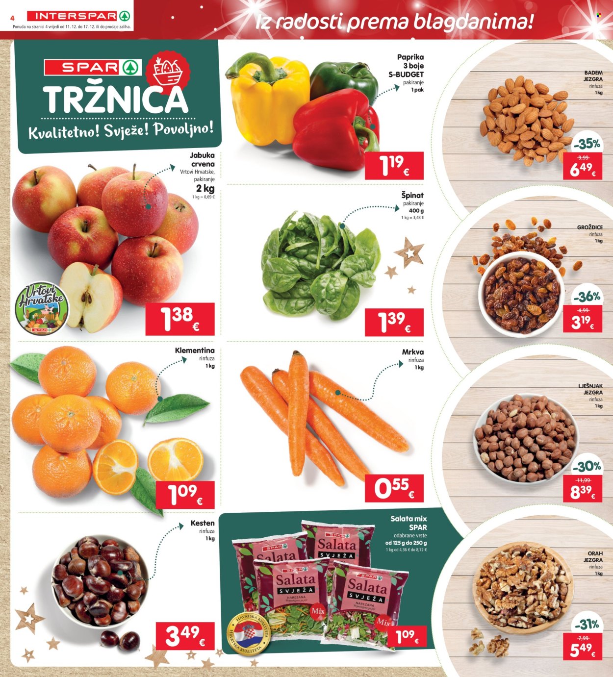 INTERSPAR katalog - 11.12.2024. - 17.12.2024. Stranica 4