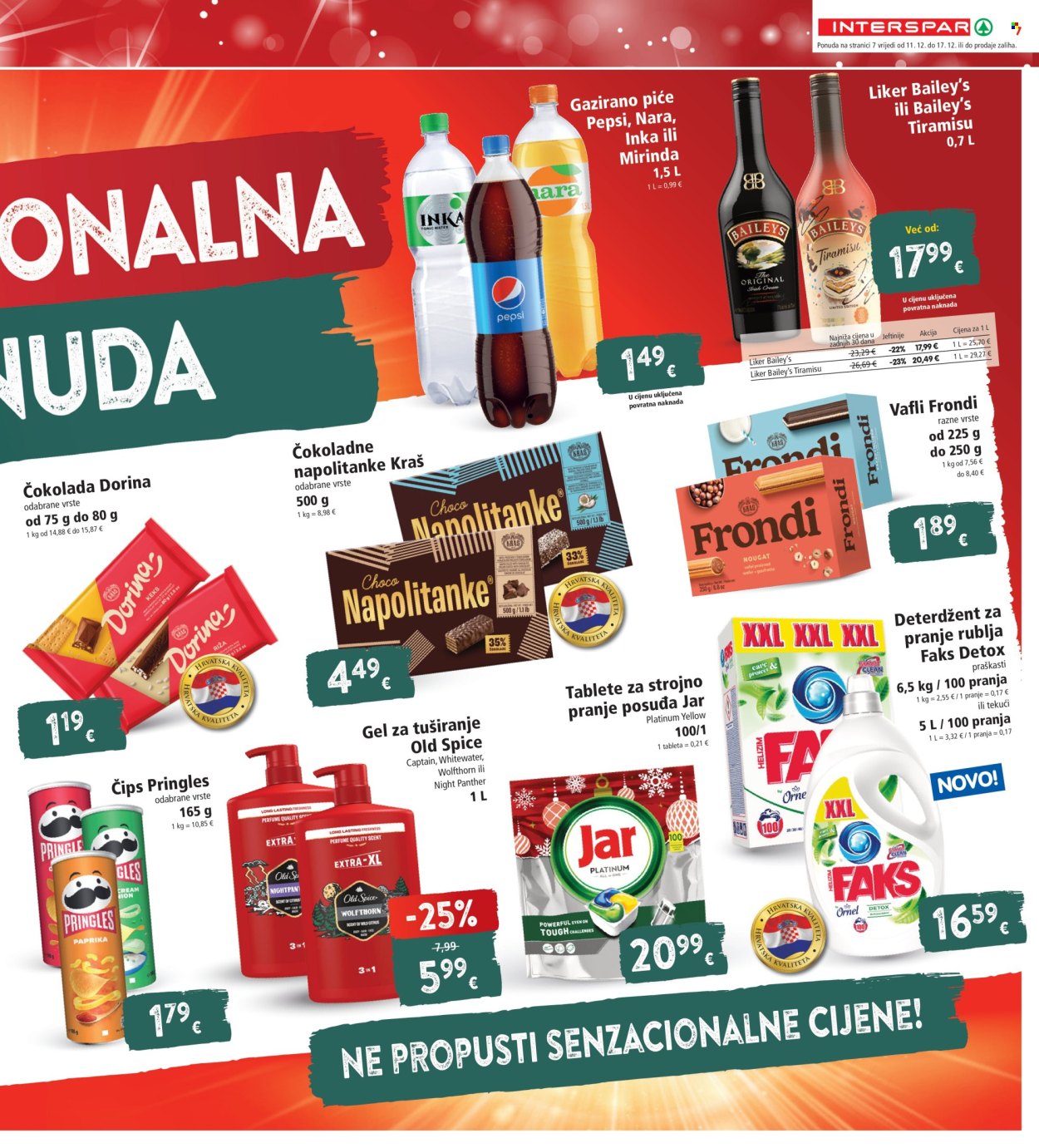 INTERSPAR katalog - 11.12.2024. - 17.12.2024. Stranica 7