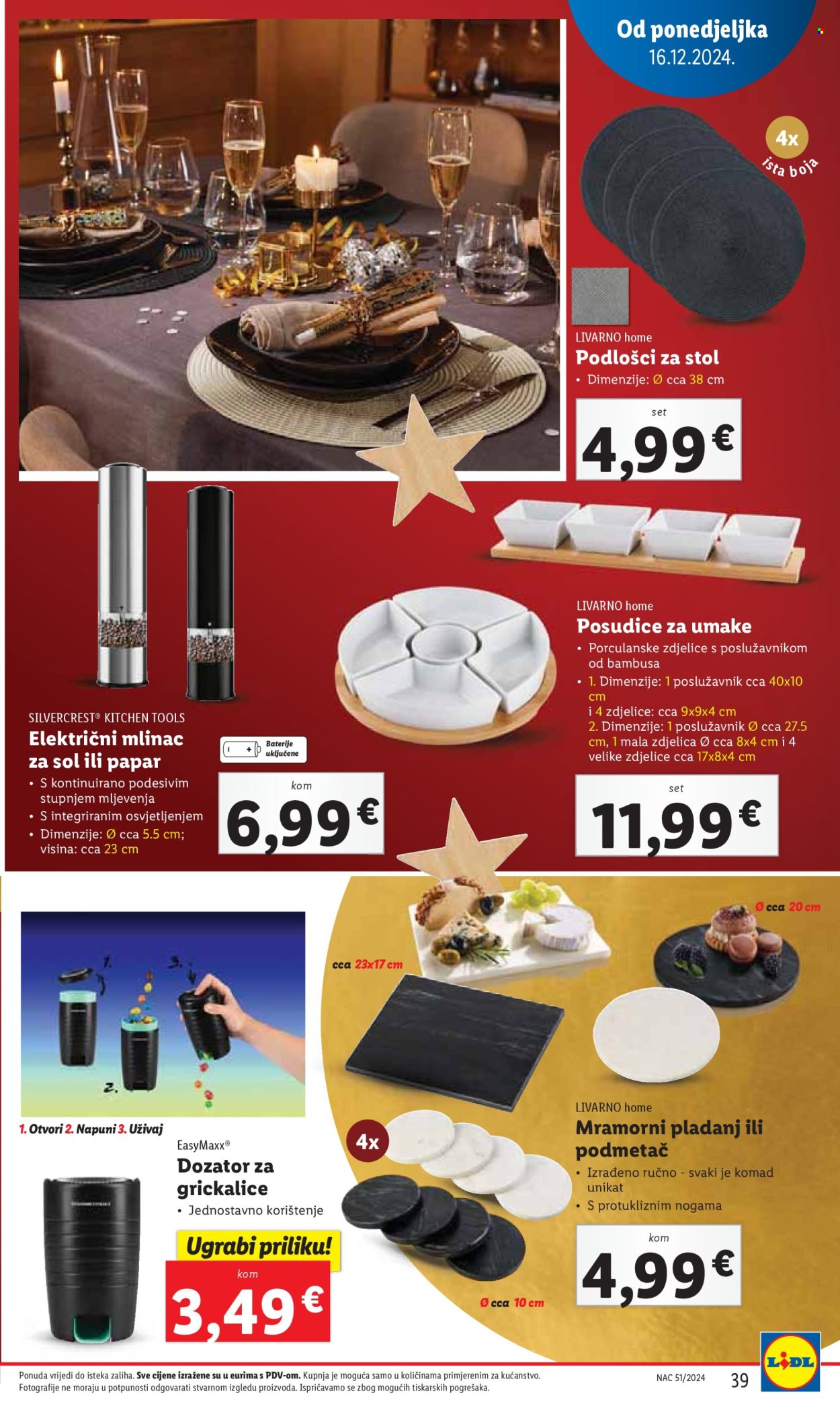 Lidl katalog - 16.12.2024. - 24.12.2024. Stranica 39