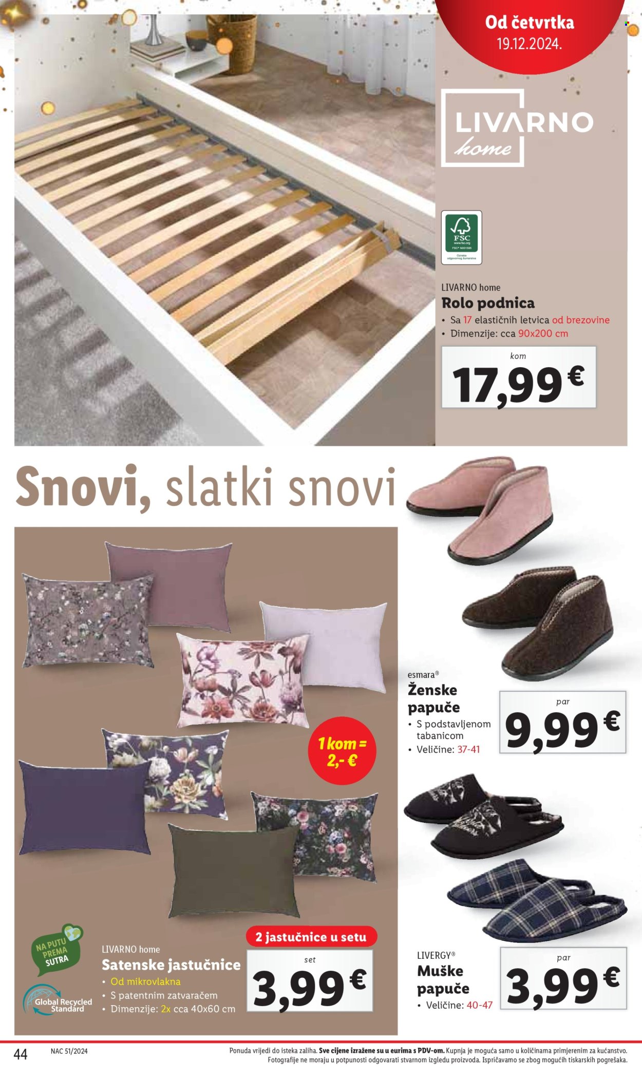 Lidl katalog - 16.12.2024. - 24.12.2024. Stranica 44