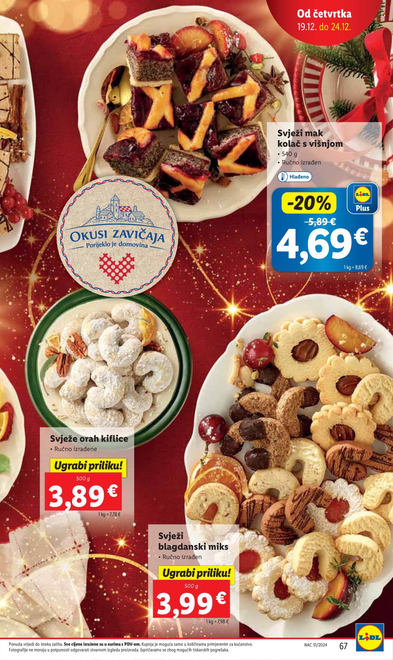 Lidl katalog - 16.12.2024. - 24.12.2024. Stranica 67