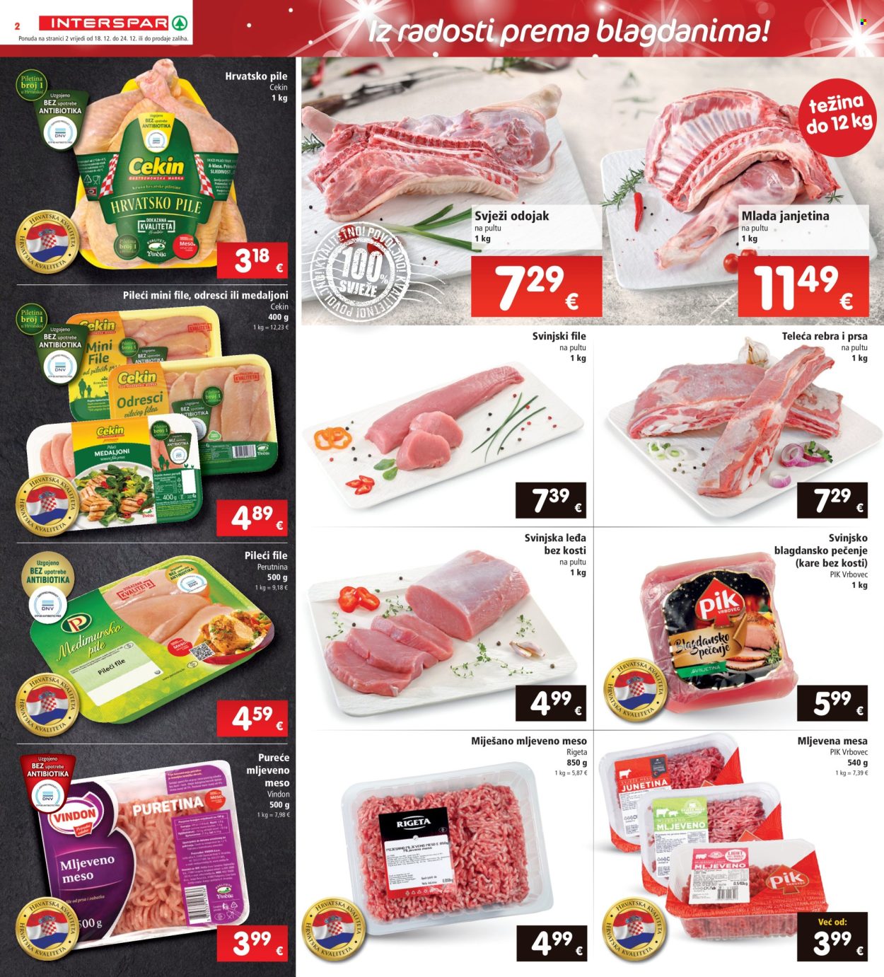 INTERSPAR katalog - 18.12.2024. - 24.12.2024. Stranica 2