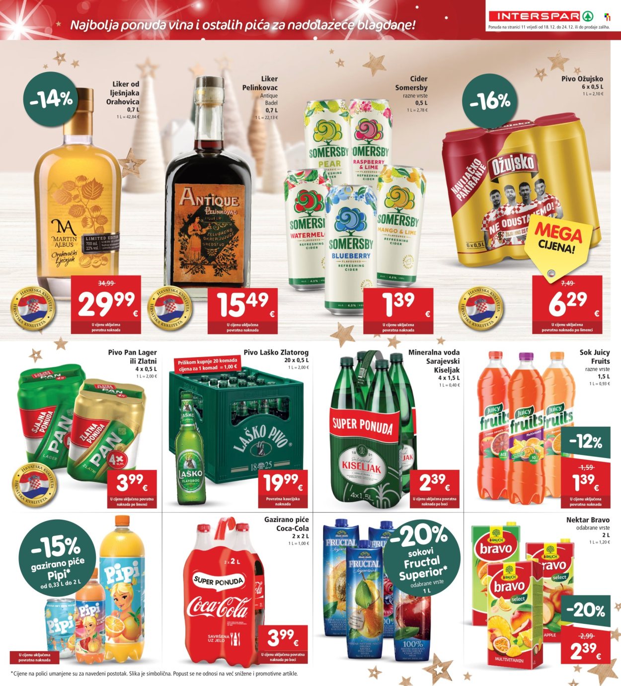 INTERSPAR katalog - 18.12.2024. - 24.12.2024. Stranica 11
