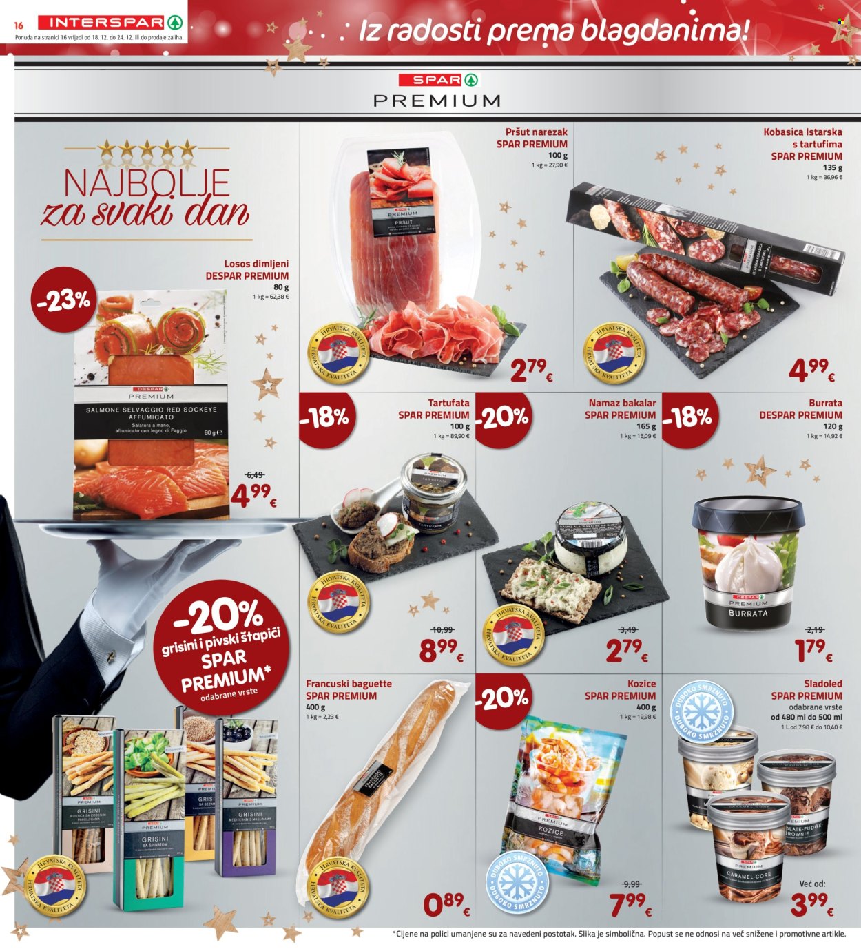INTERSPAR katalog - 18.12.2024. - 24.12.2024. Stranica 16