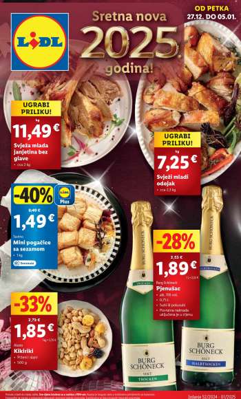 Lidl katalog - 27.12.2024. - 05.01.2025.