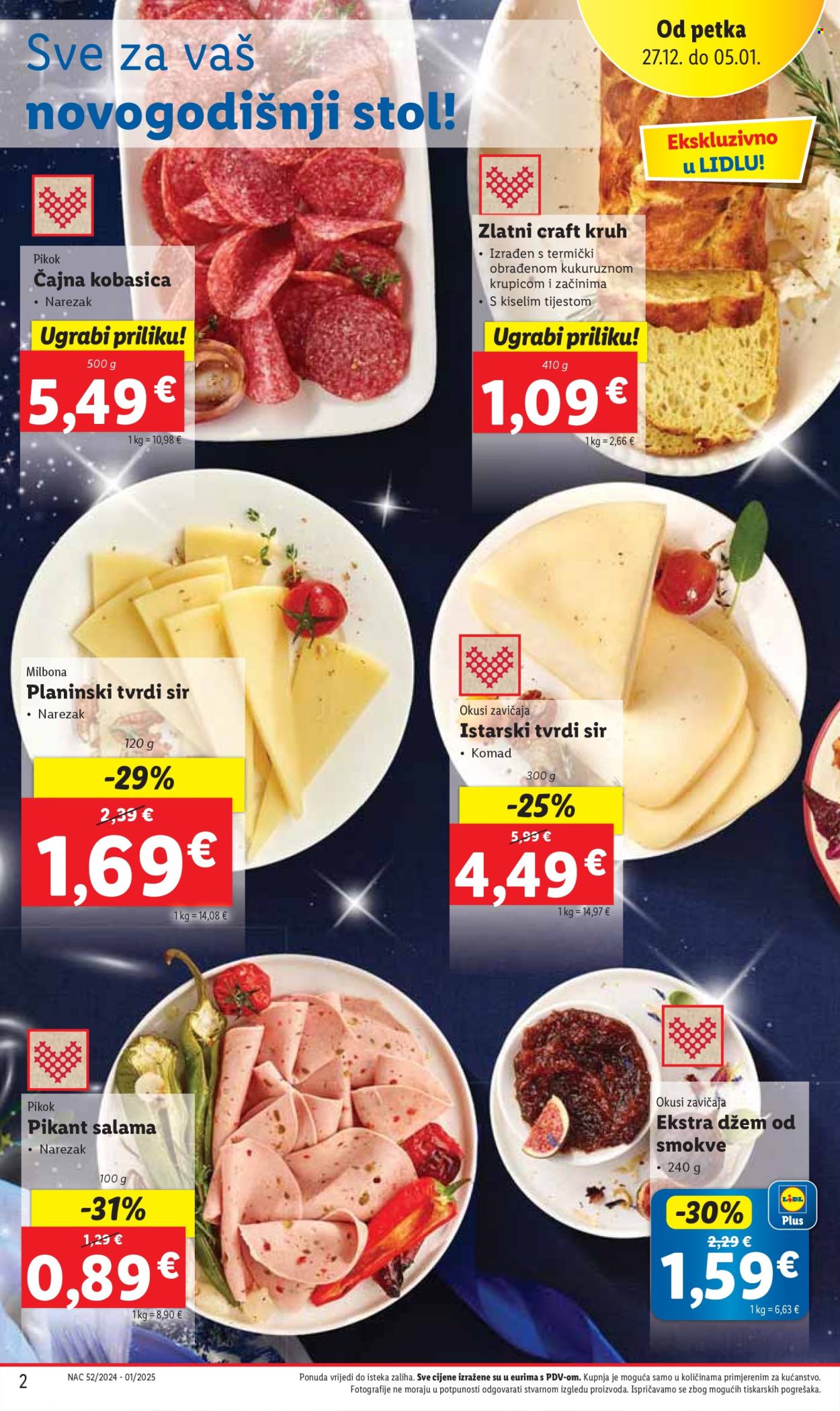 Lidl katalog - 27.12.2024. - 05.01.2025. Stranica 2