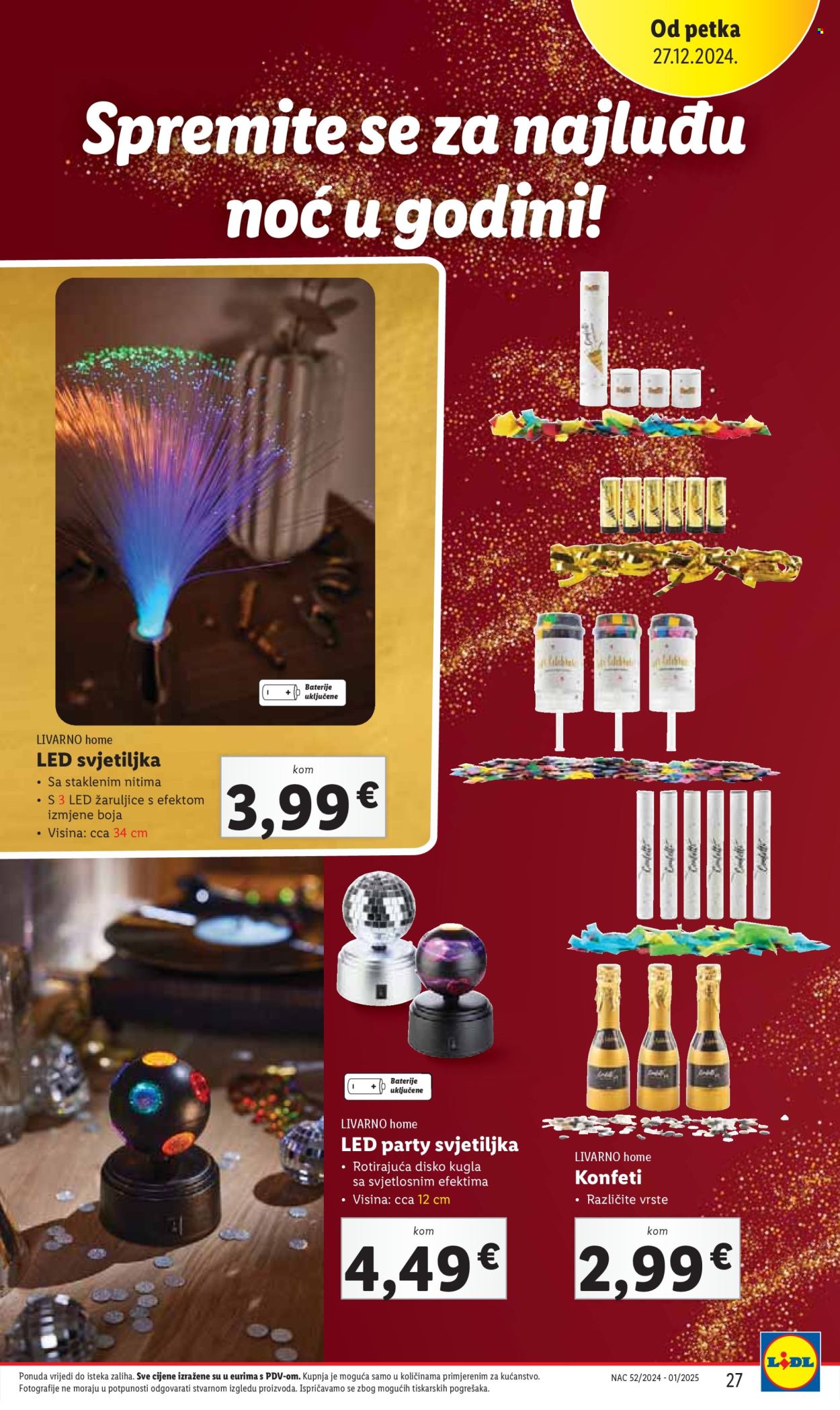 Lidl katalog - 27.12.2024. - 05.01.2025. Stranica 27