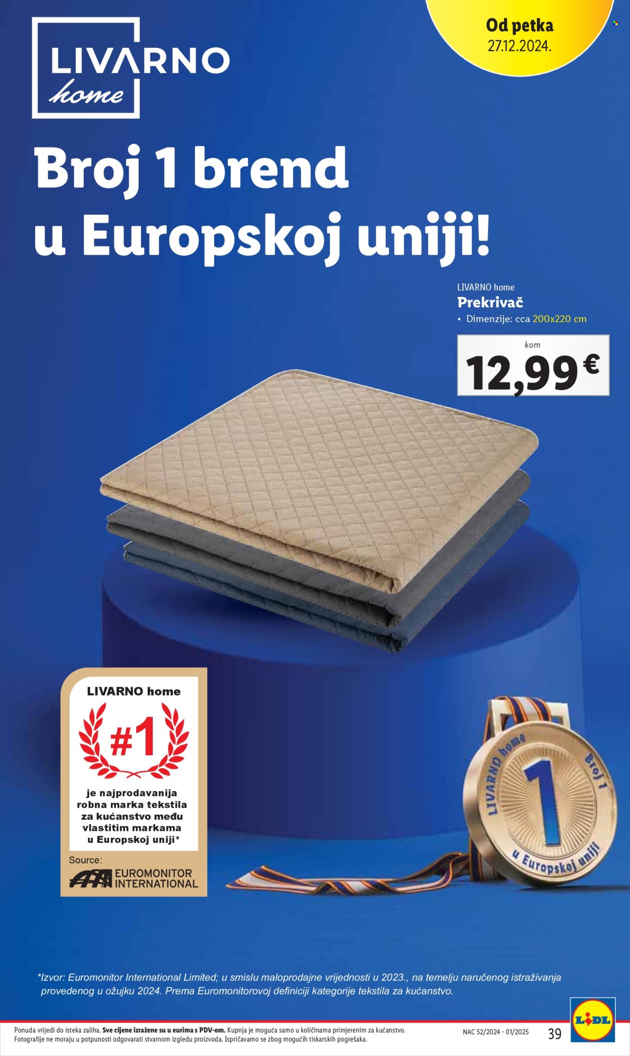 Lidl katalog - 27.12.2024. - 05.01.2025. Stranica 39