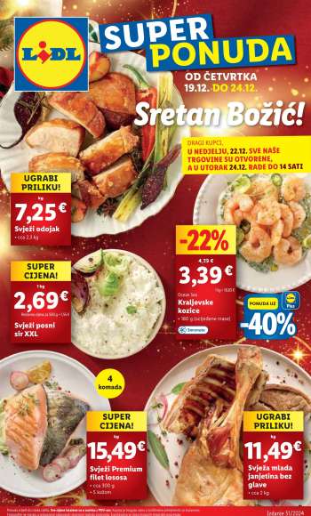 Lidl katalog - 19.12.2024. - 24.12.2024.