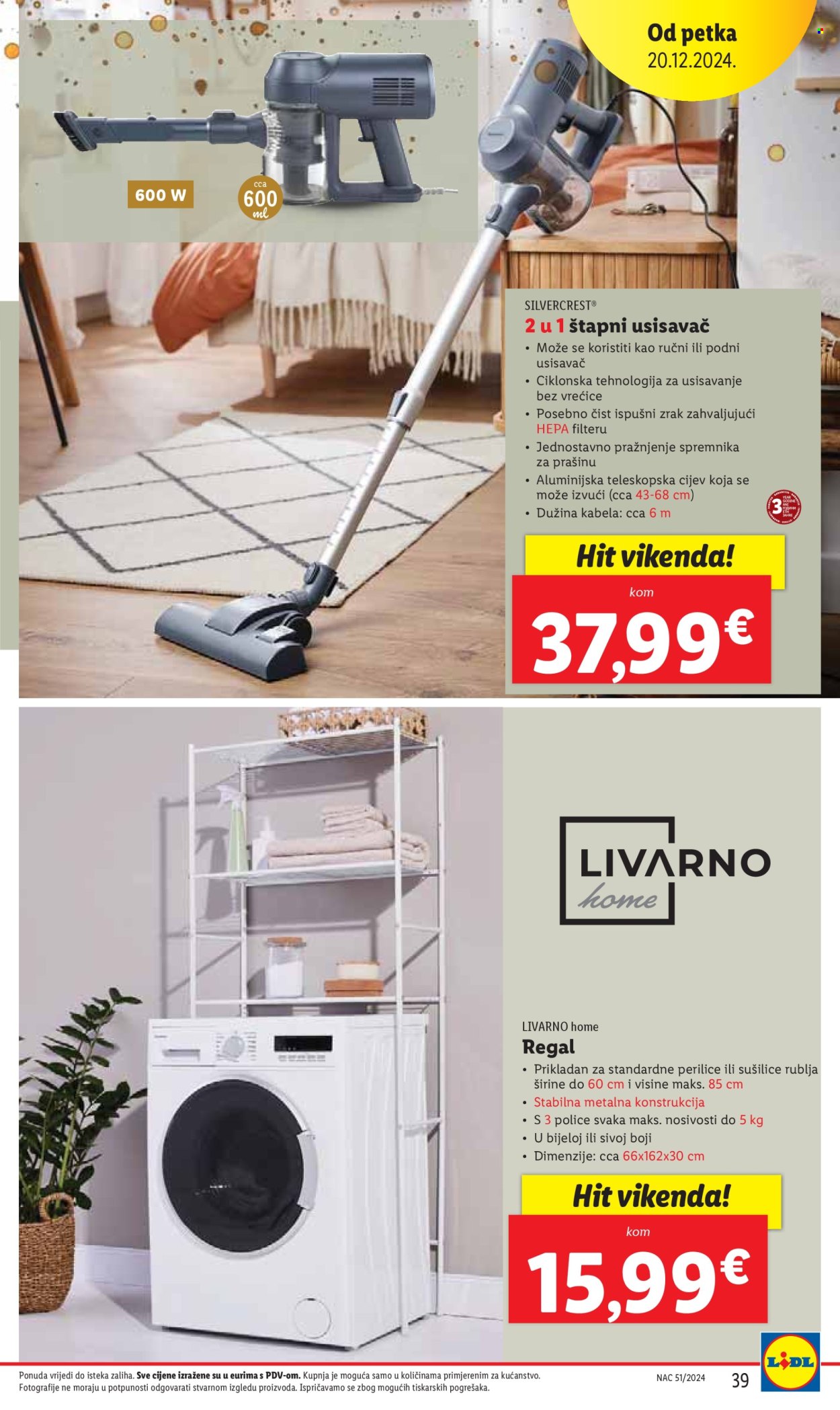 Lidl katalog - 19.12.2024. - 24.12.2024. Stranica 39