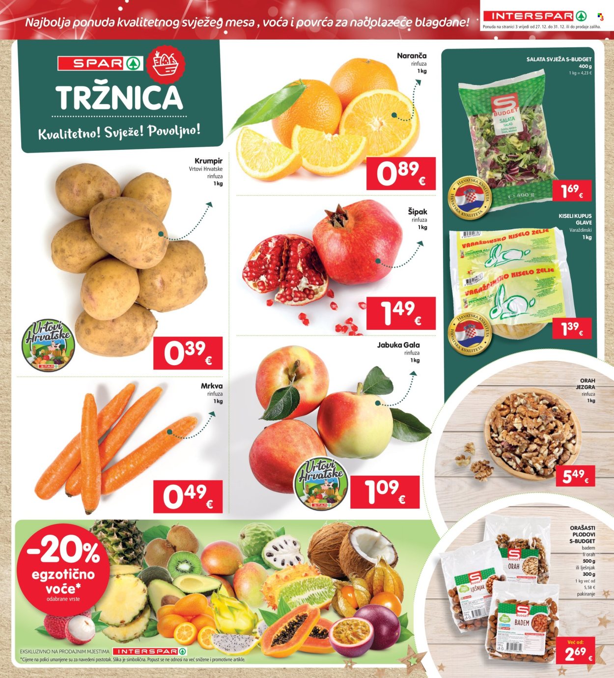 INTERSPAR katalog - 27.12.2024. - 31.12.2024. Stranica 3
