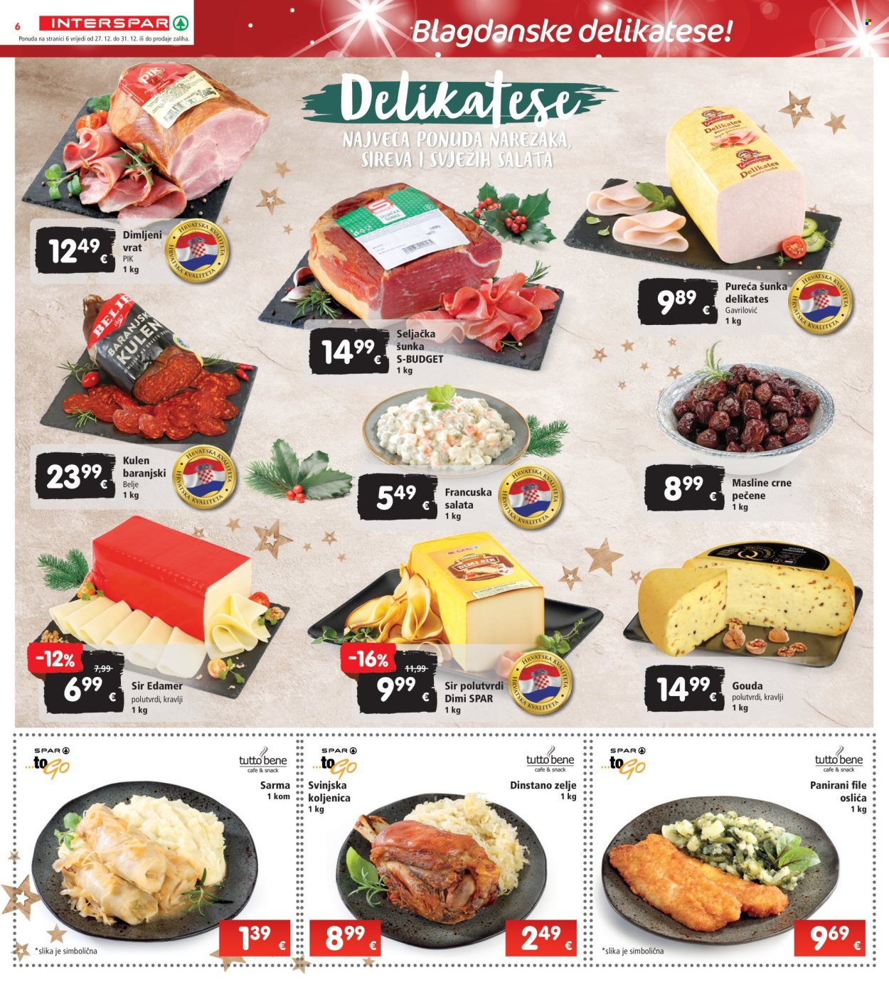 INTERSPAR katalog - 27.12.2024. - 31.12.2024. Stranica 6