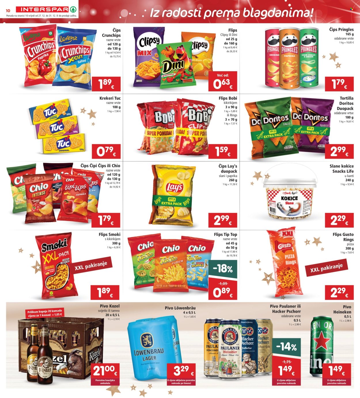 INTERSPAR katalog - 27.12.2024. - 31.12.2024. Stranica 10