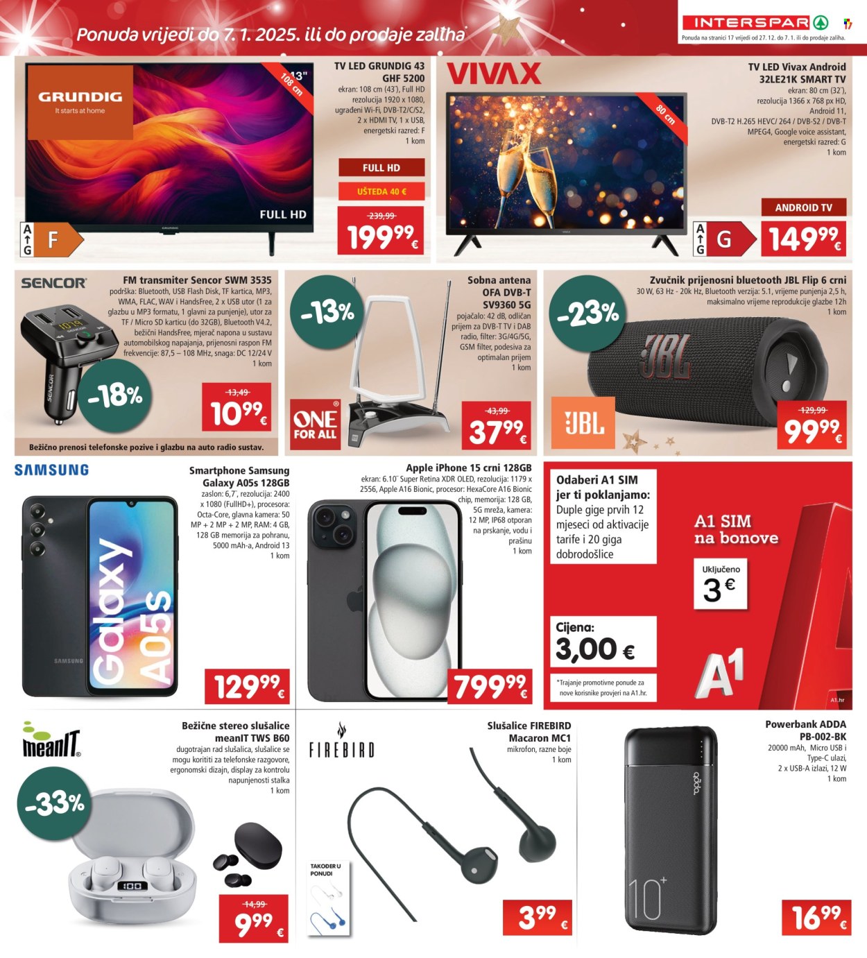 INTERSPAR katalog - 27.12.2024. - 31.12.2024. Stranica 17