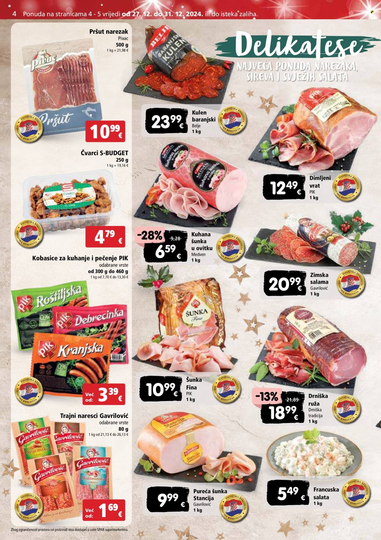 SPAR katalog - 27.12.2024. - 31.12.2024. Stranica 4