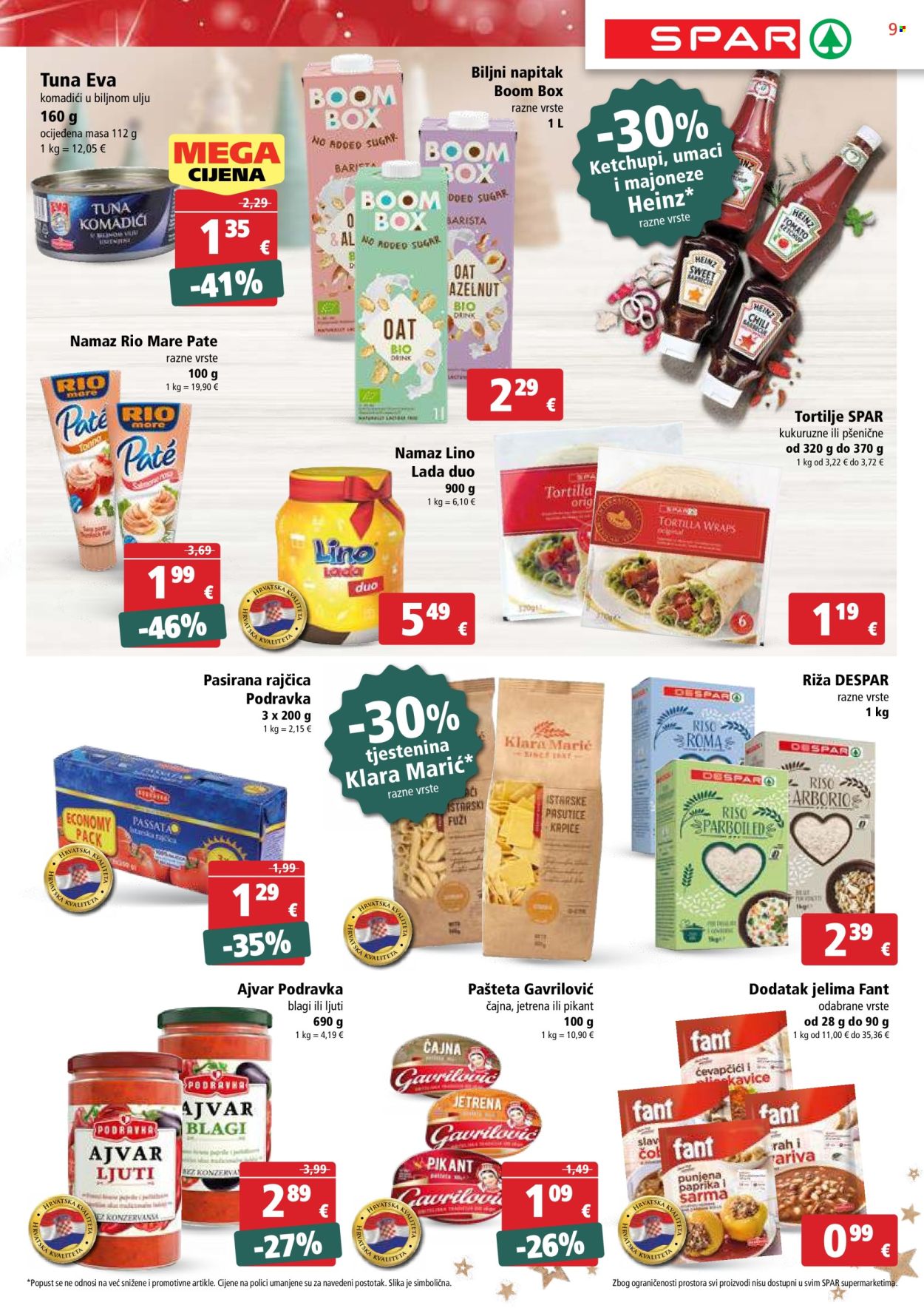 SPAR katalog - 27.12.2024. - 31.12.2024. Stranica 9