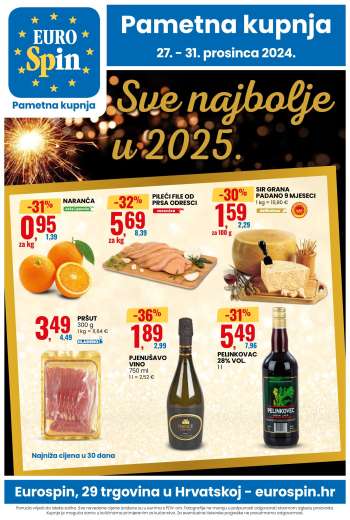 Eurospin katalog - 27.12.2024. - 31.12.2024.