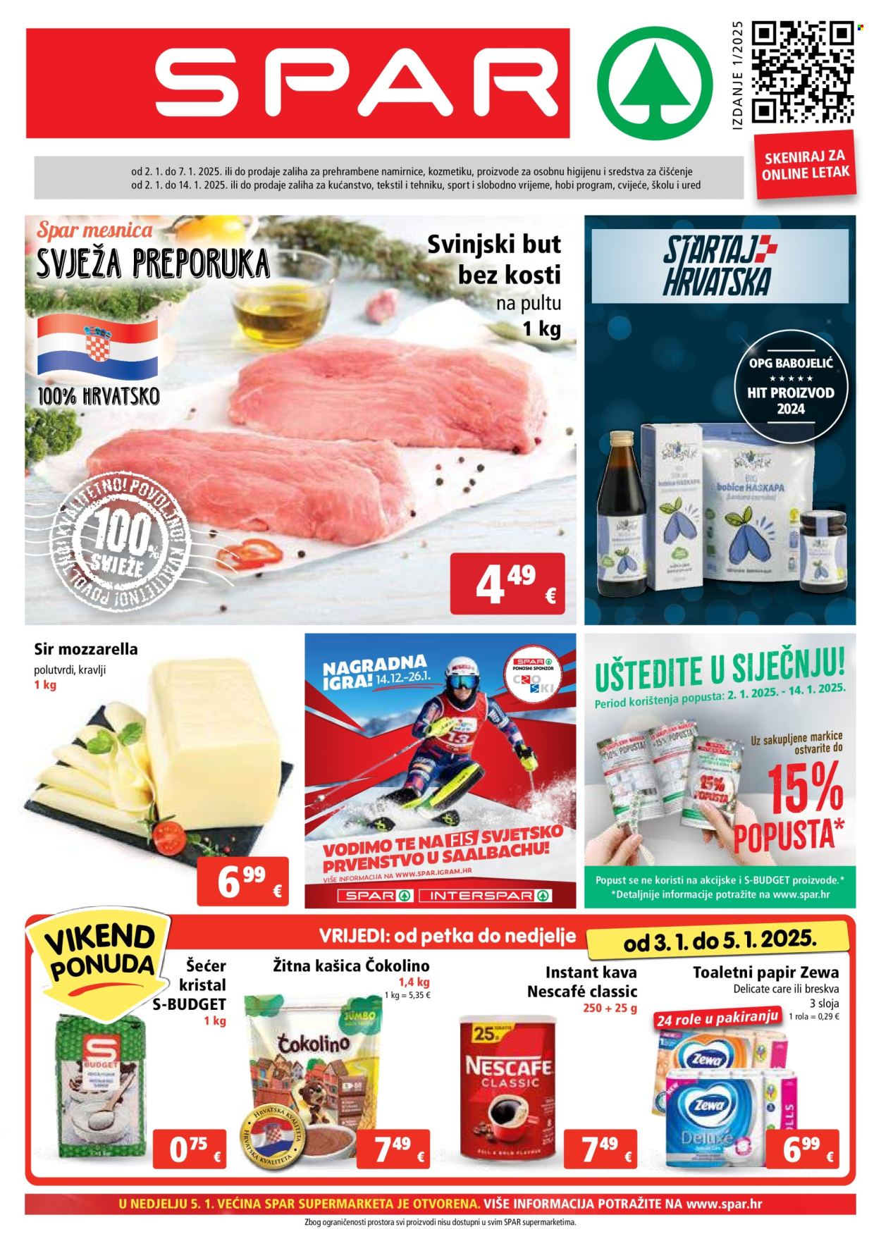 SPAR katalog - 02.01.2025. - 07.01.2025. Stranica 1