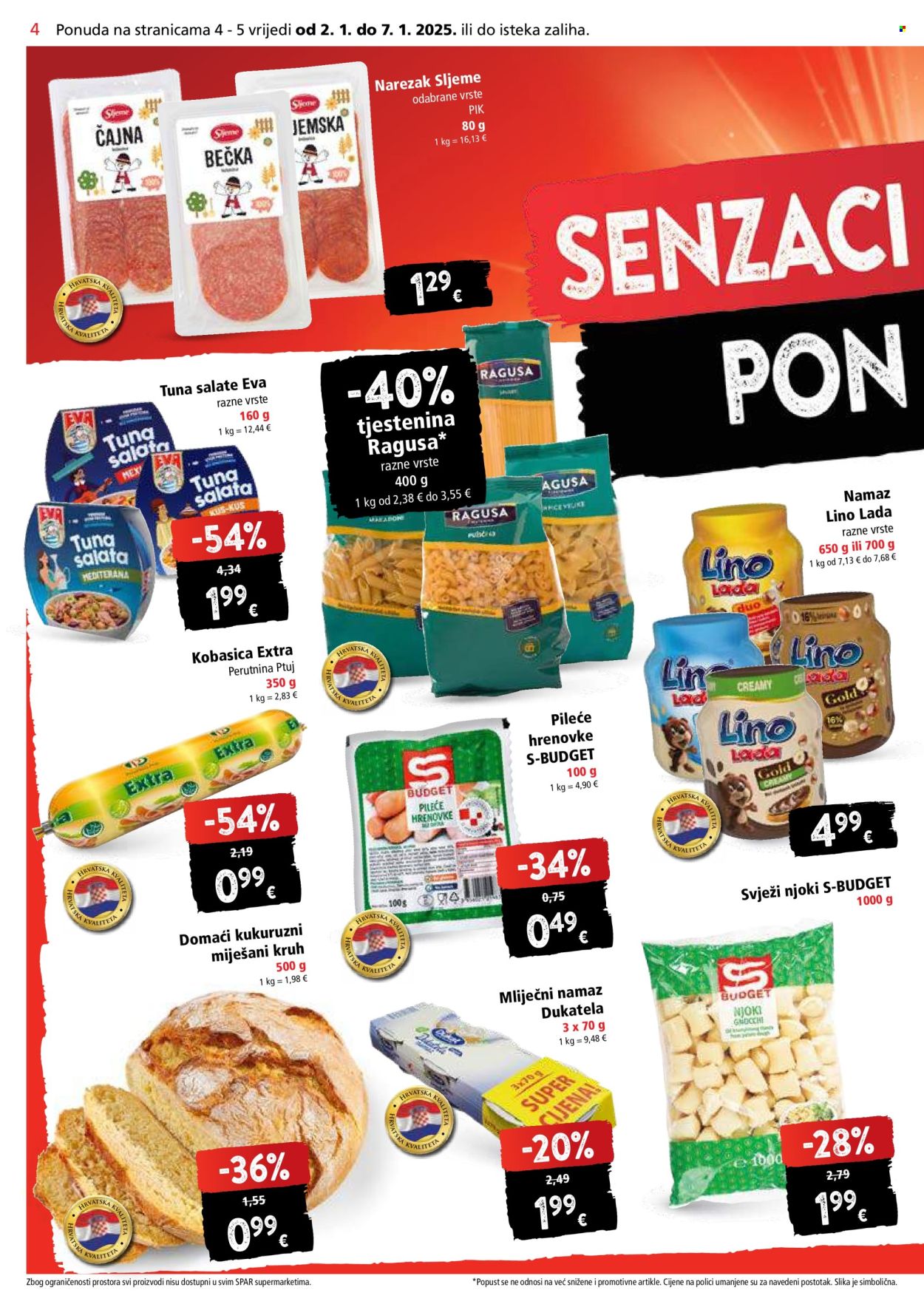 SPAR katalog - 02.01.2025. - 07.01.2025. Stranica 4