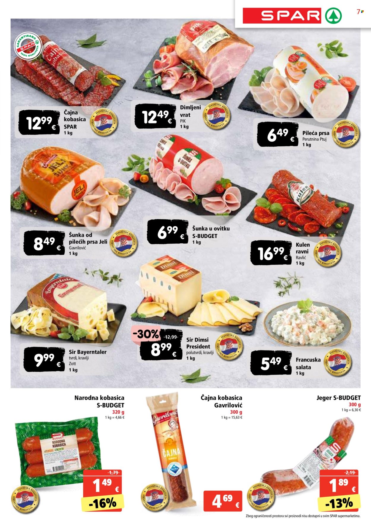SPAR katalog - 02.01.2025. - 07.01.2025. Stranica 7