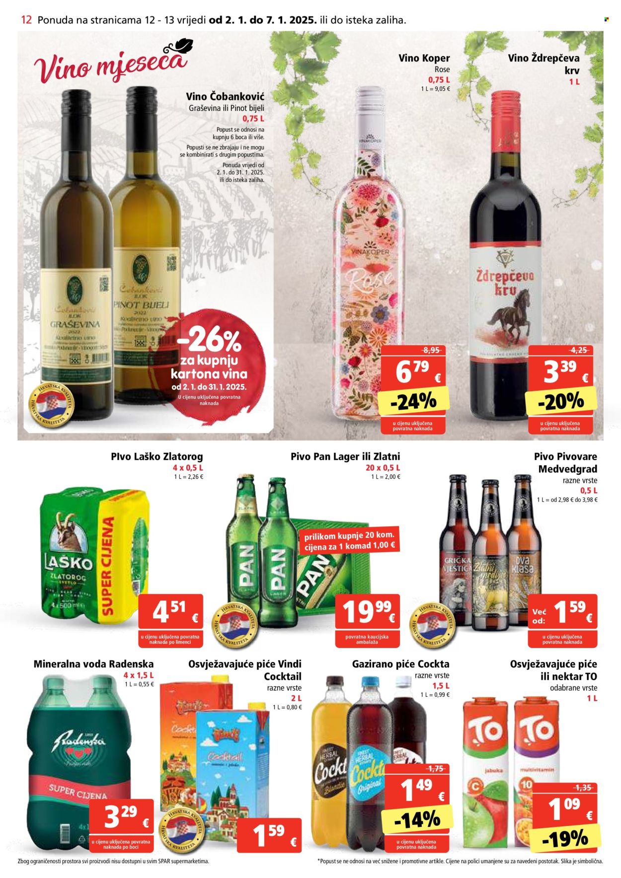 SPAR katalog - 02.01.2025. - 07.01.2025. Stranica 12