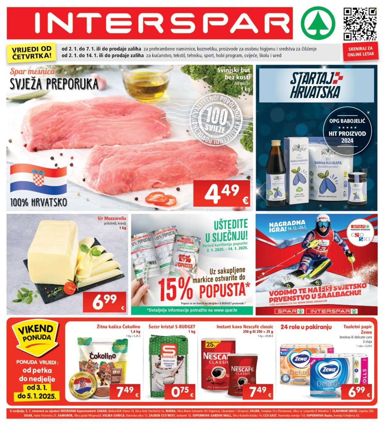 INTERSPAR katalog - 02.01.2025. - 07.01.2025. Stranica 1