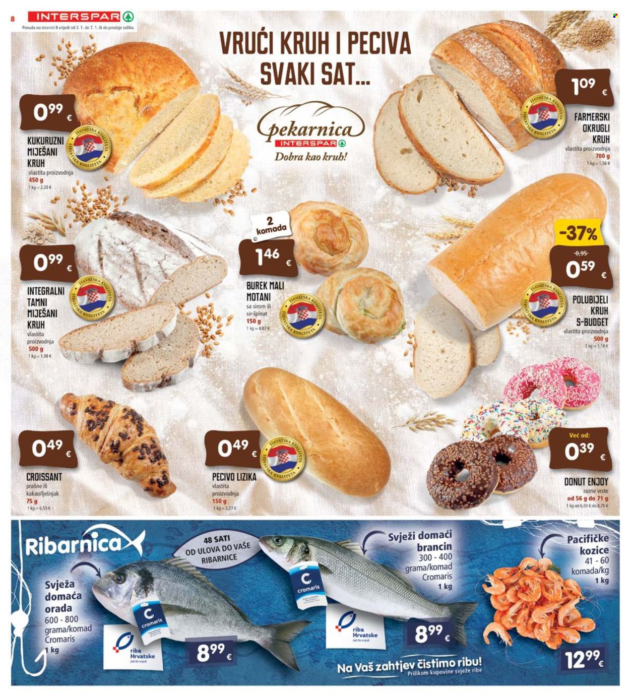 INTERSPAR katalog - 02.01.2025. - 07.01.2025. Stranica 8