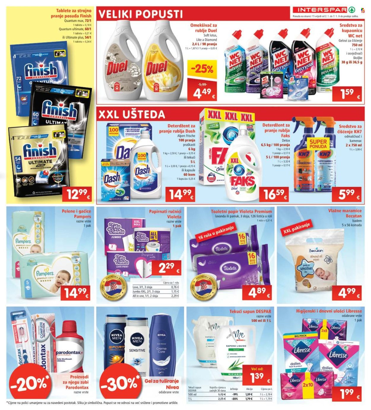 INTERSPAR katalog - 02.01.2025. - 07.01.2025. Stranica 15