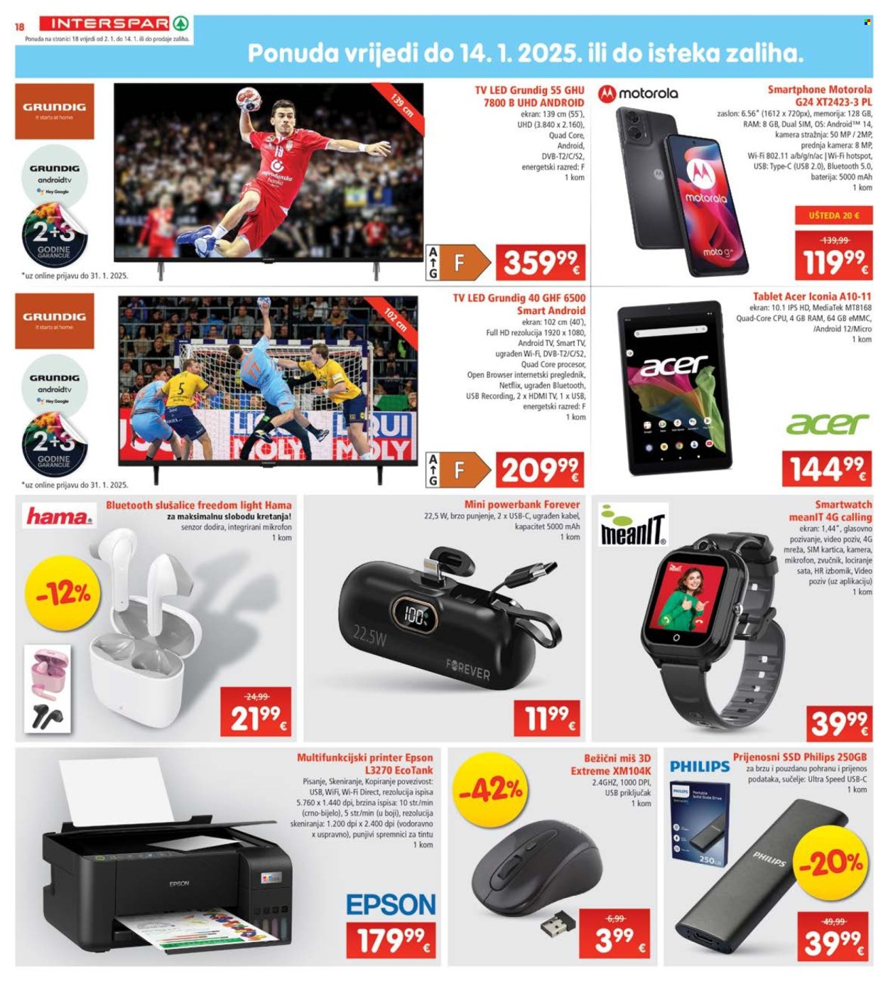 INTERSPAR katalog - 02.01.2025. - 07.01.2025. Stranica 18