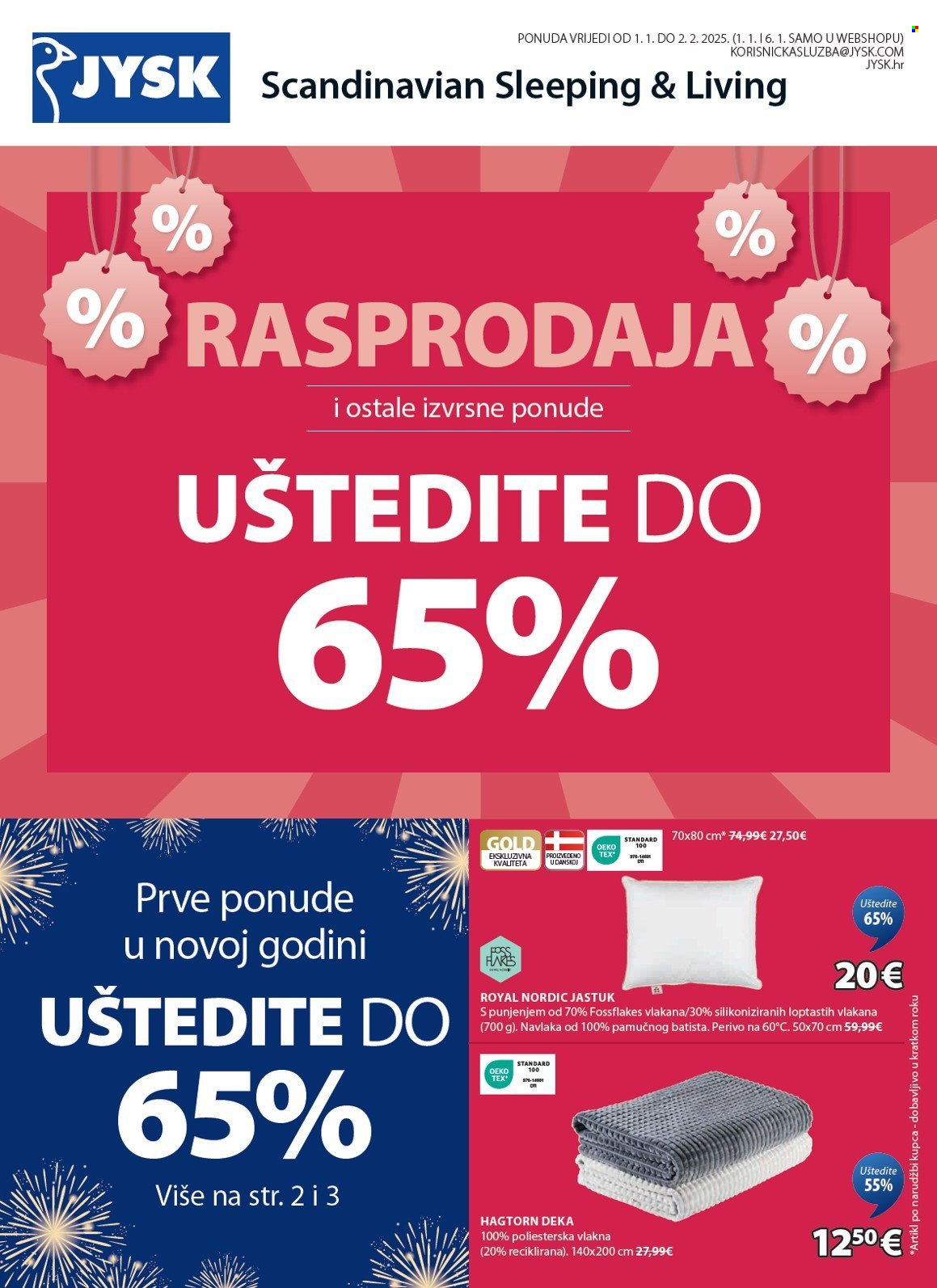 JYSK katalog - 01.01.2025. - 02.02.2025. Stranica 2