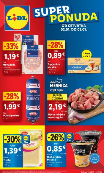 Lidl katalog - 02.01.2025. - 05.01.2025.