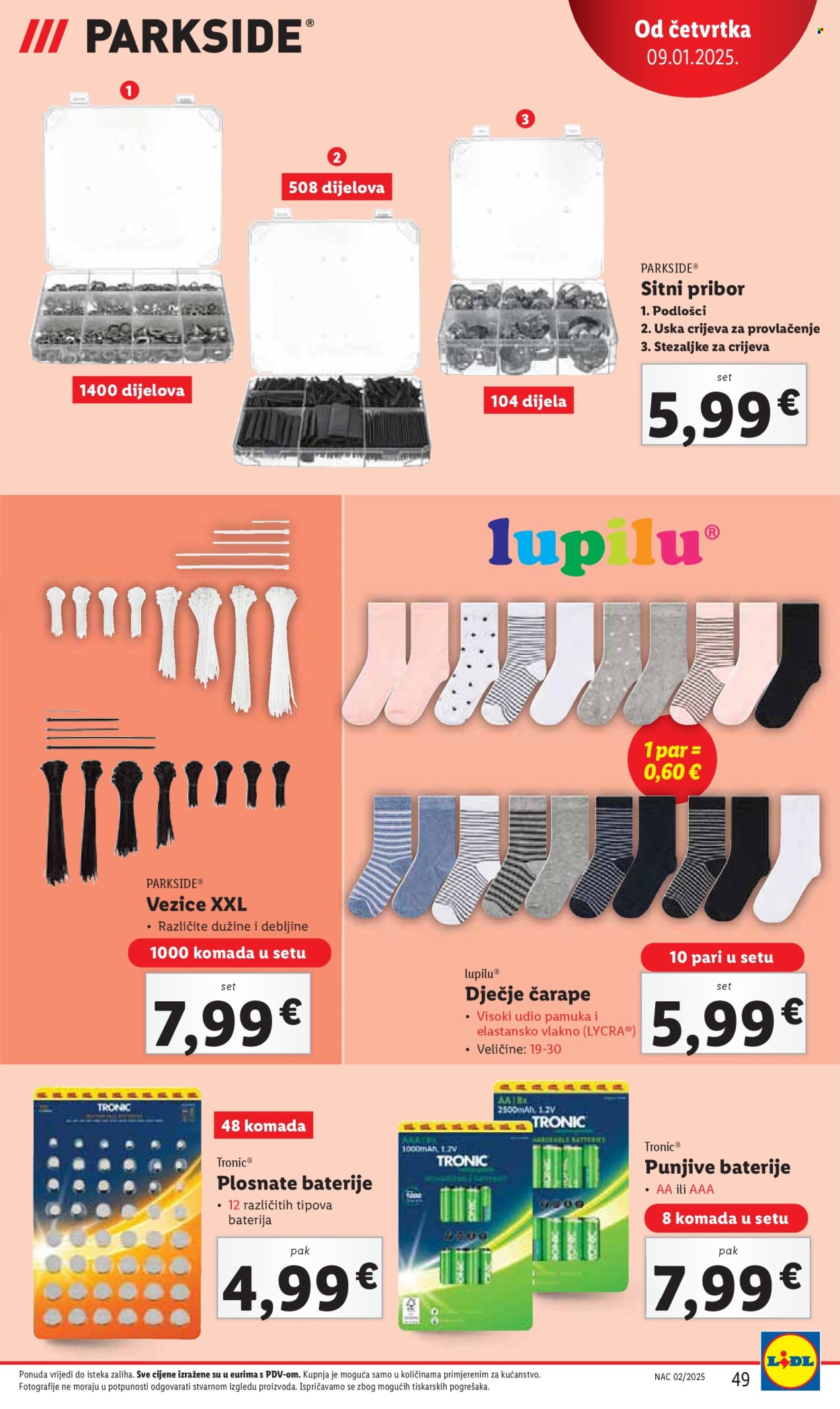 Lidl katalog - 07.01.2025. - 11.01.2025. Stranica 49