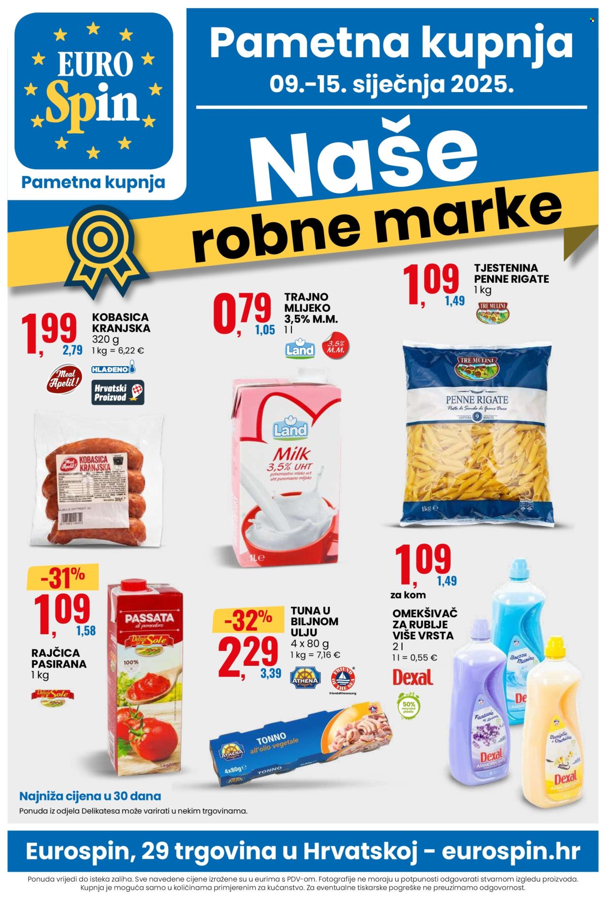 Eurospin katalog - 09.01.2025. - 15.01.2025. Stranica 1
