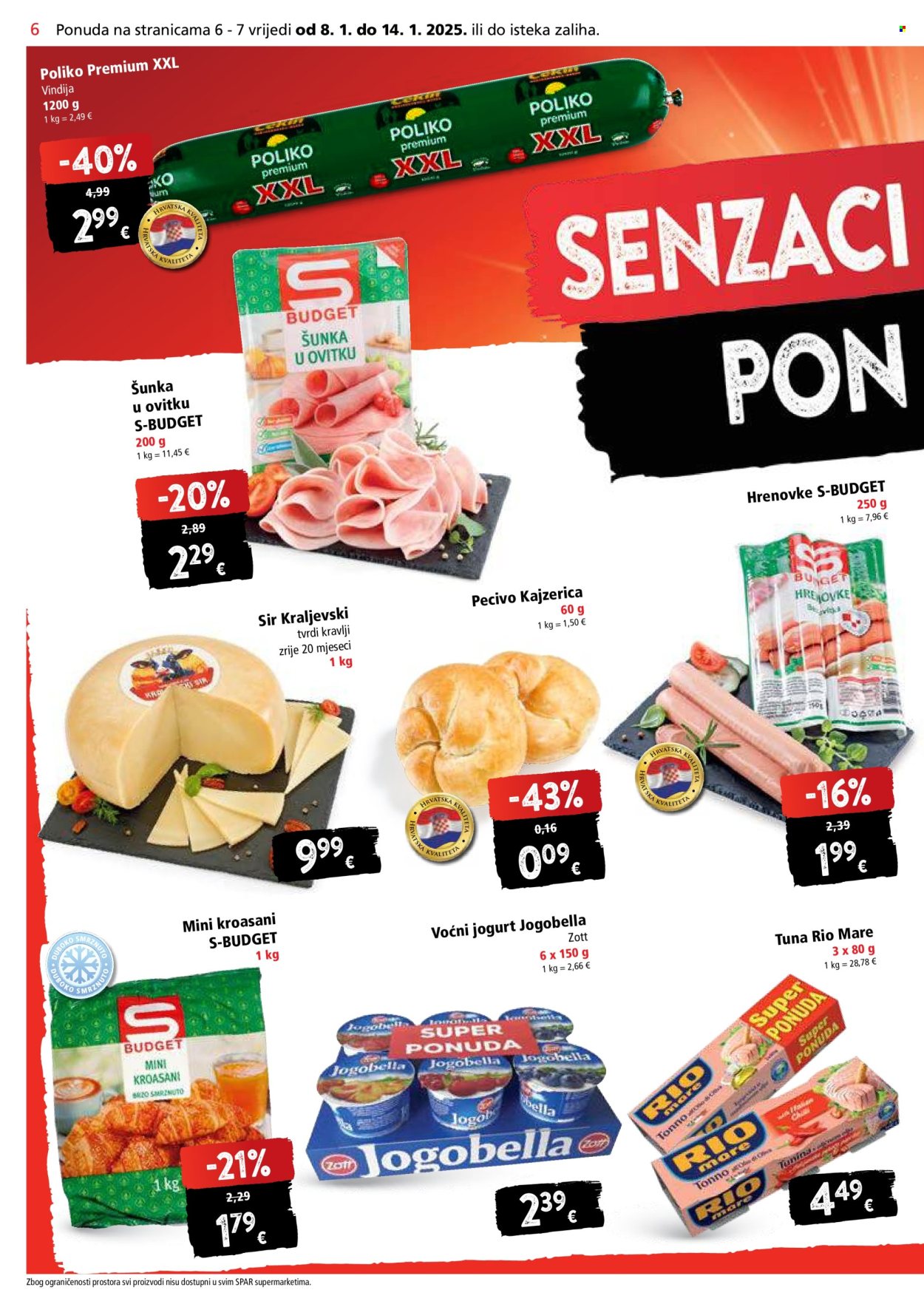SPAR katalog - 08.01.2025. - 14.01.2025. Stranica 6