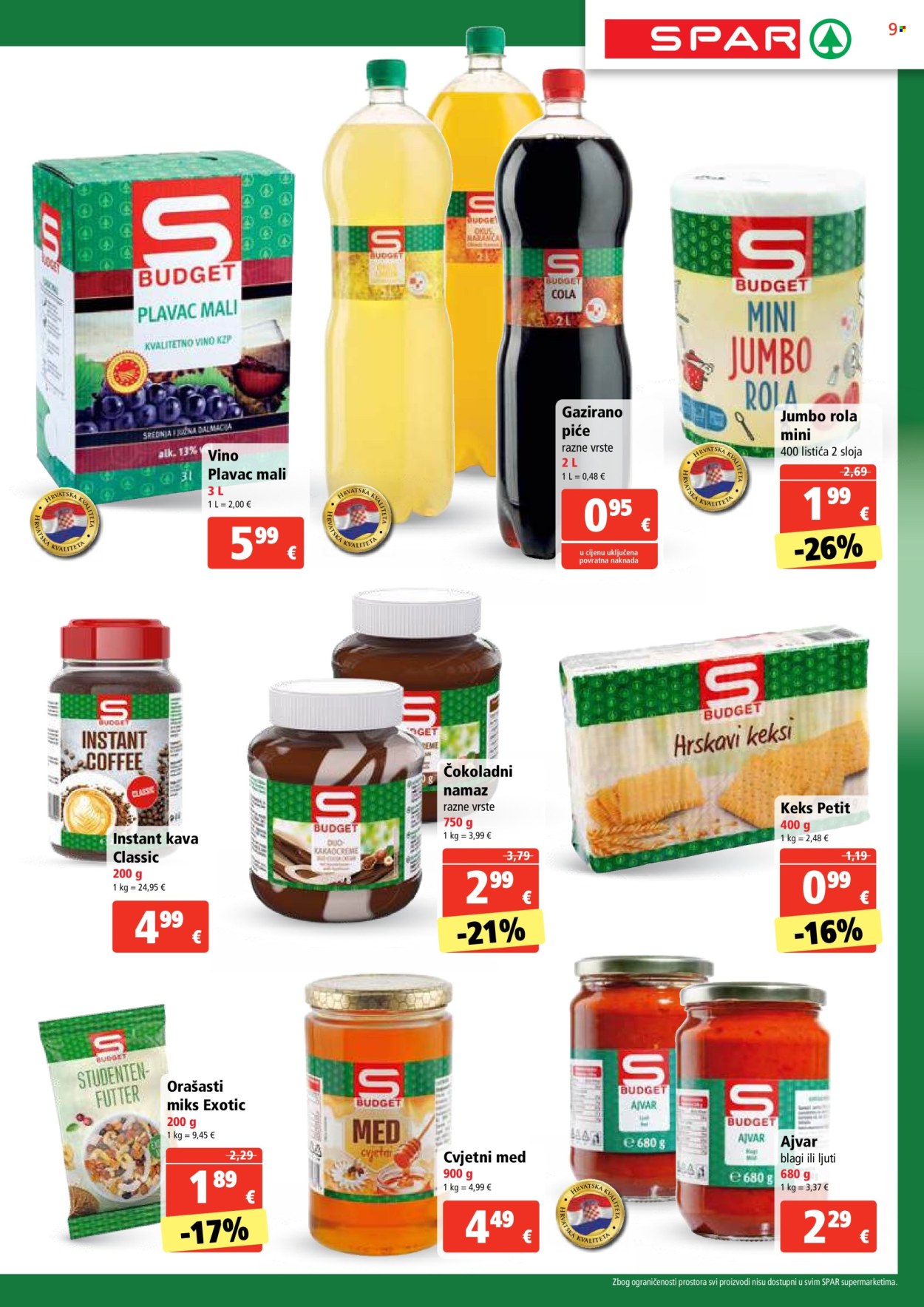 SPAR katalog - 08.01.2025. - 14.01.2025. Stranica 9