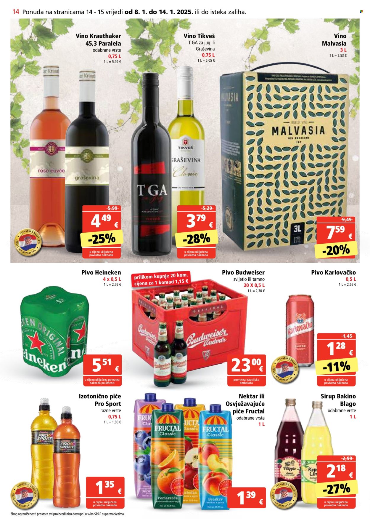 SPAR katalog - 08.01.2025. - 14.01.2025. Stranica 14