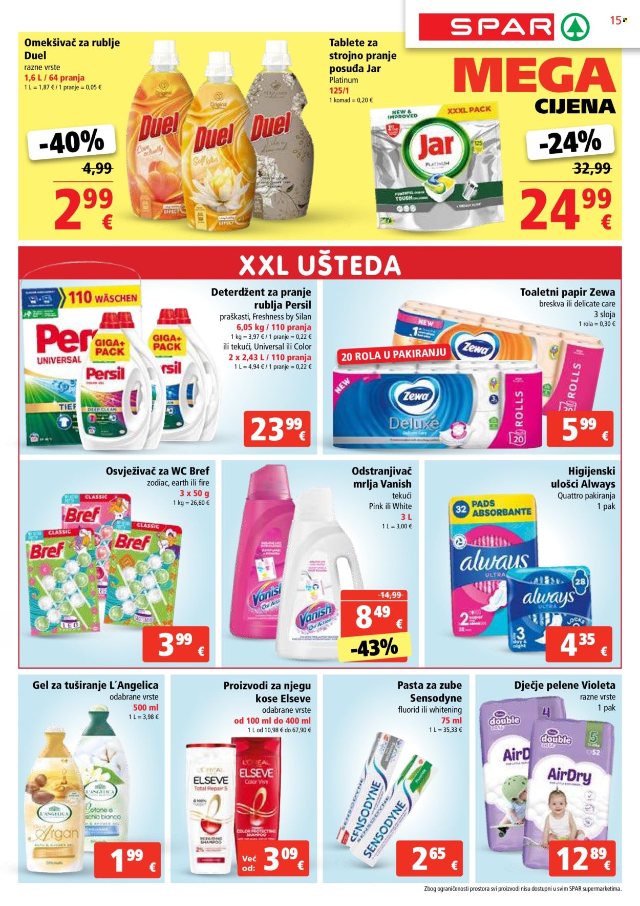 SPAR katalog - 08.01.2025. - 14.01.2025. Stranica 15
