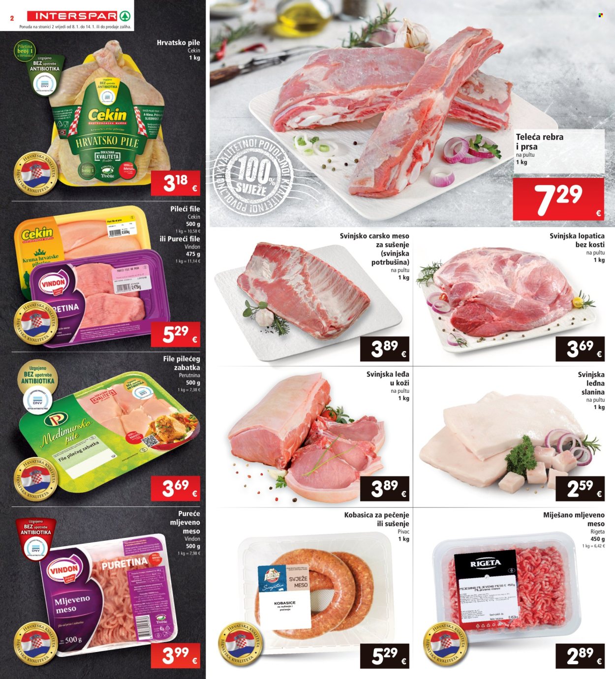INTERSPAR katalog - 08.01.2025. - 14.01.2025. Stranica 2