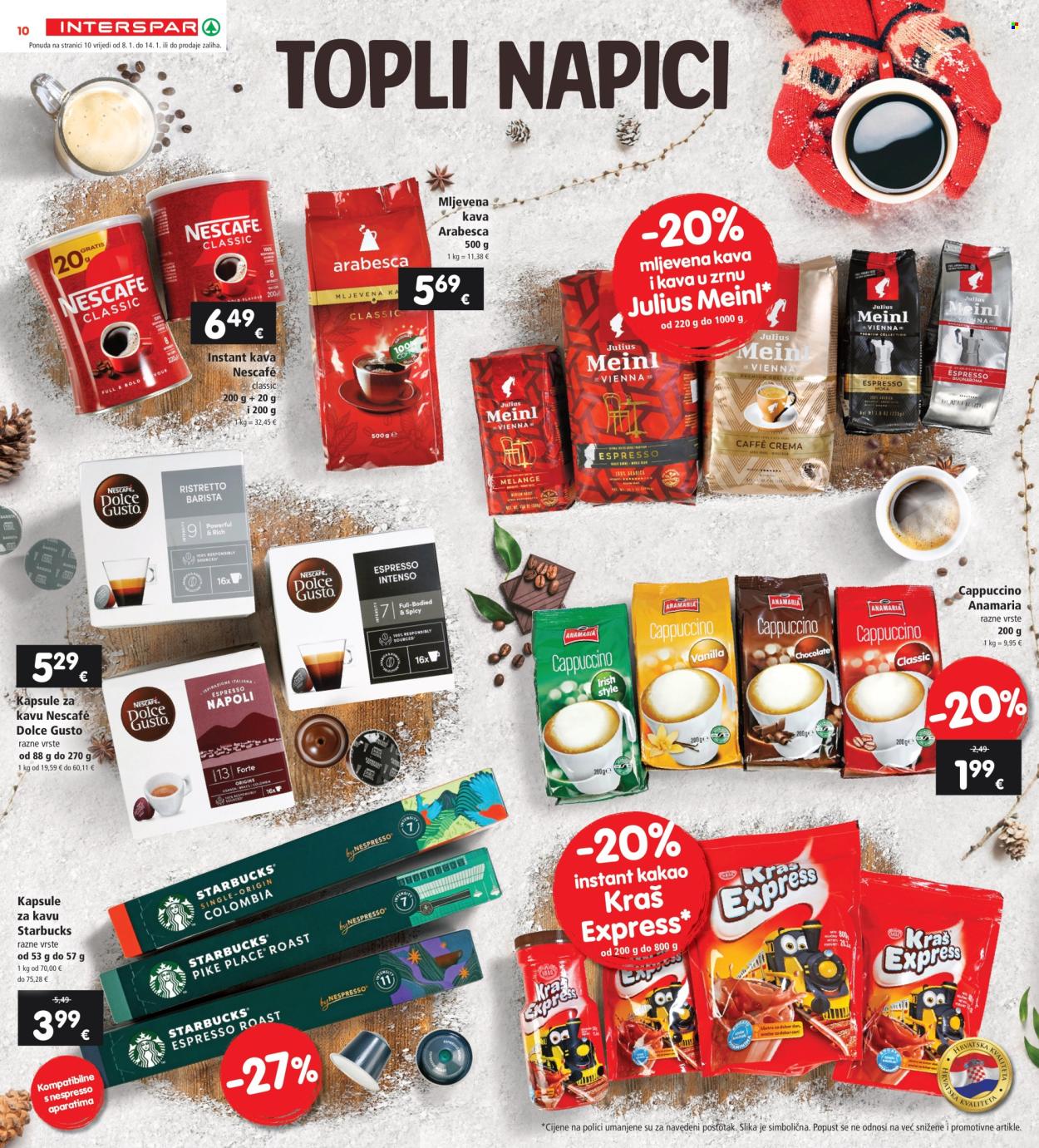 INTERSPAR katalog - 08.01.2025. - 14.01.2025. Stranica 10