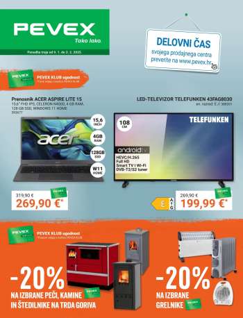 Pevex katalog - 09.01.2025. - 03.02.2025.