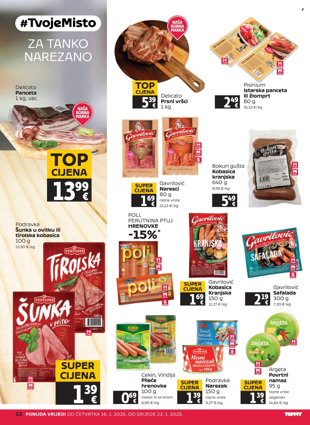 Tommy katalog - 16.01.2025. - 22.01.2025. Stranica 12