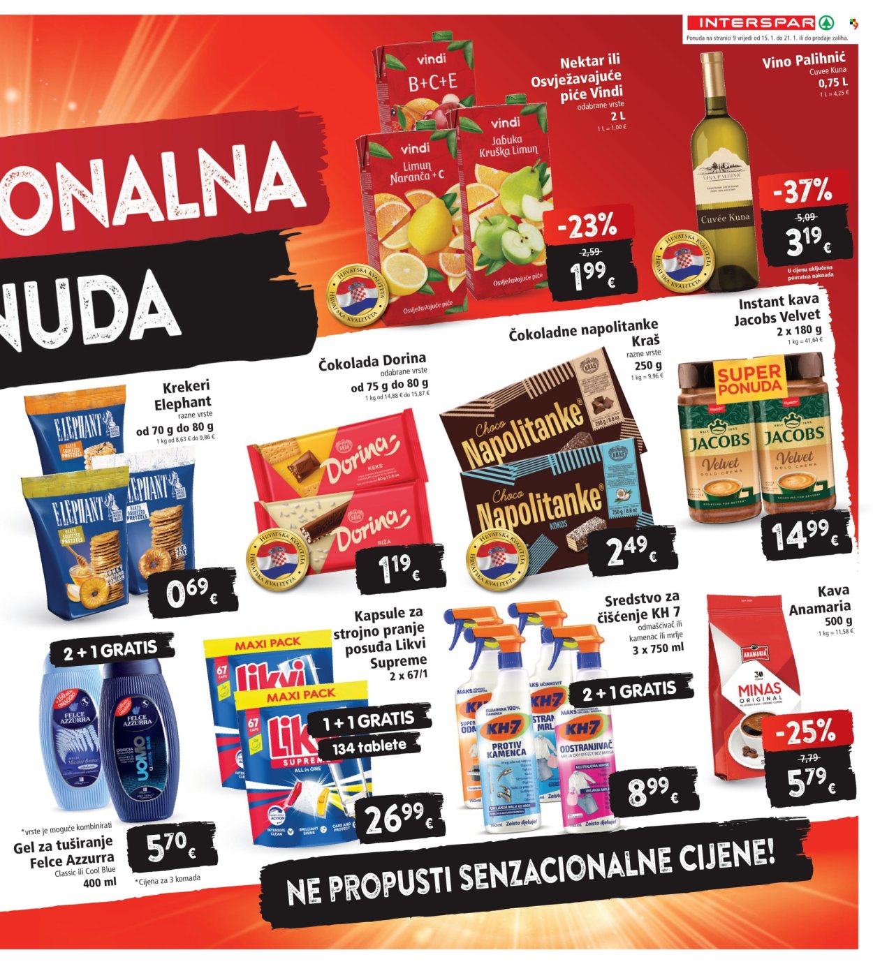 INTERSPAR katalog - 15.01.2025. - 21.01.2025. Stranica 9