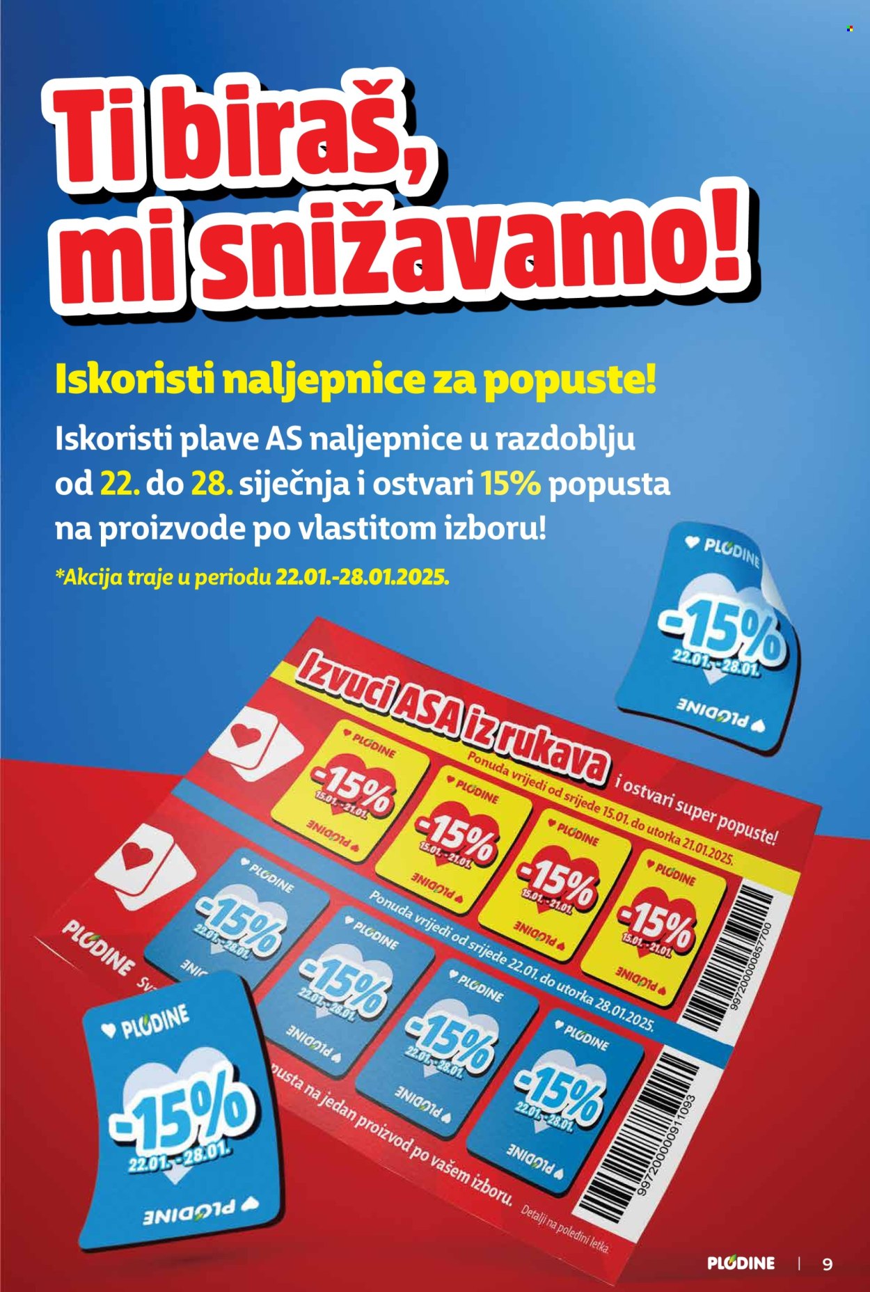 Plodine katalog - 22.01.2025. - 28.01.2025. Stranica 9