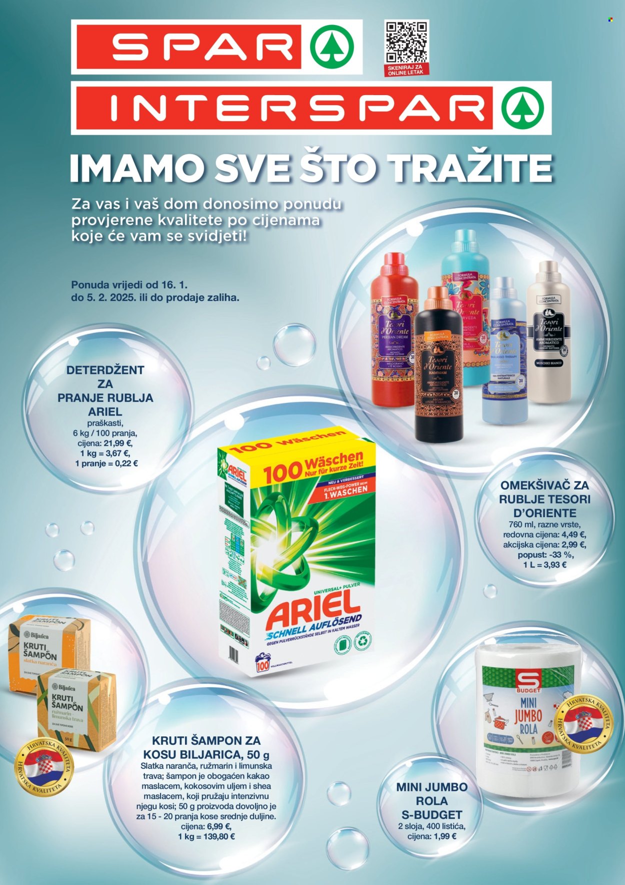SPAR katalog - 16.01.2025. - 05.02.2025. Stranica 1