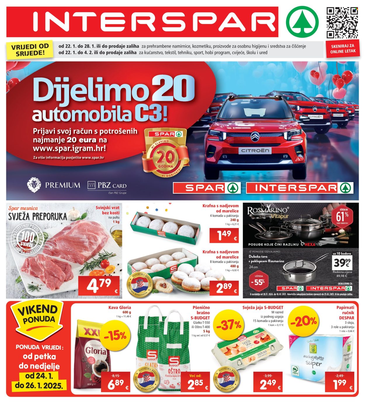 INTERSPAR katalog - 22.01.2025. - 28.01.2025. Stranica 1