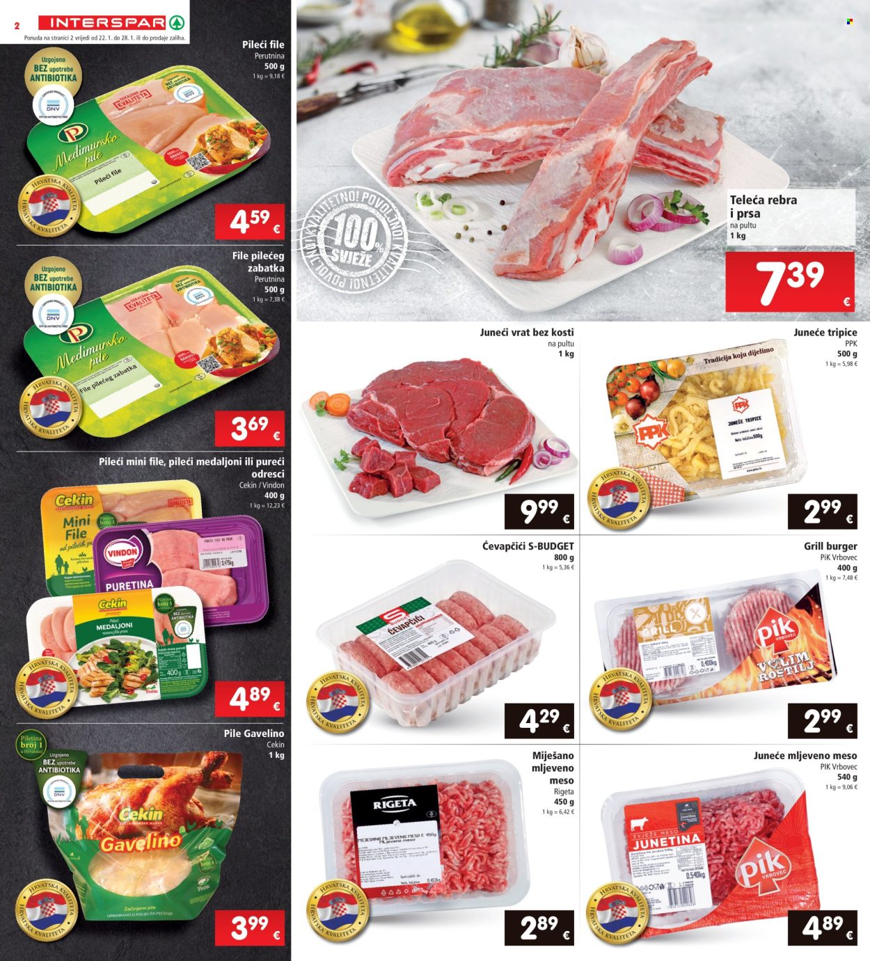 INTERSPAR katalog - 22.01.2025. - 28.01.2025. Stranica 2